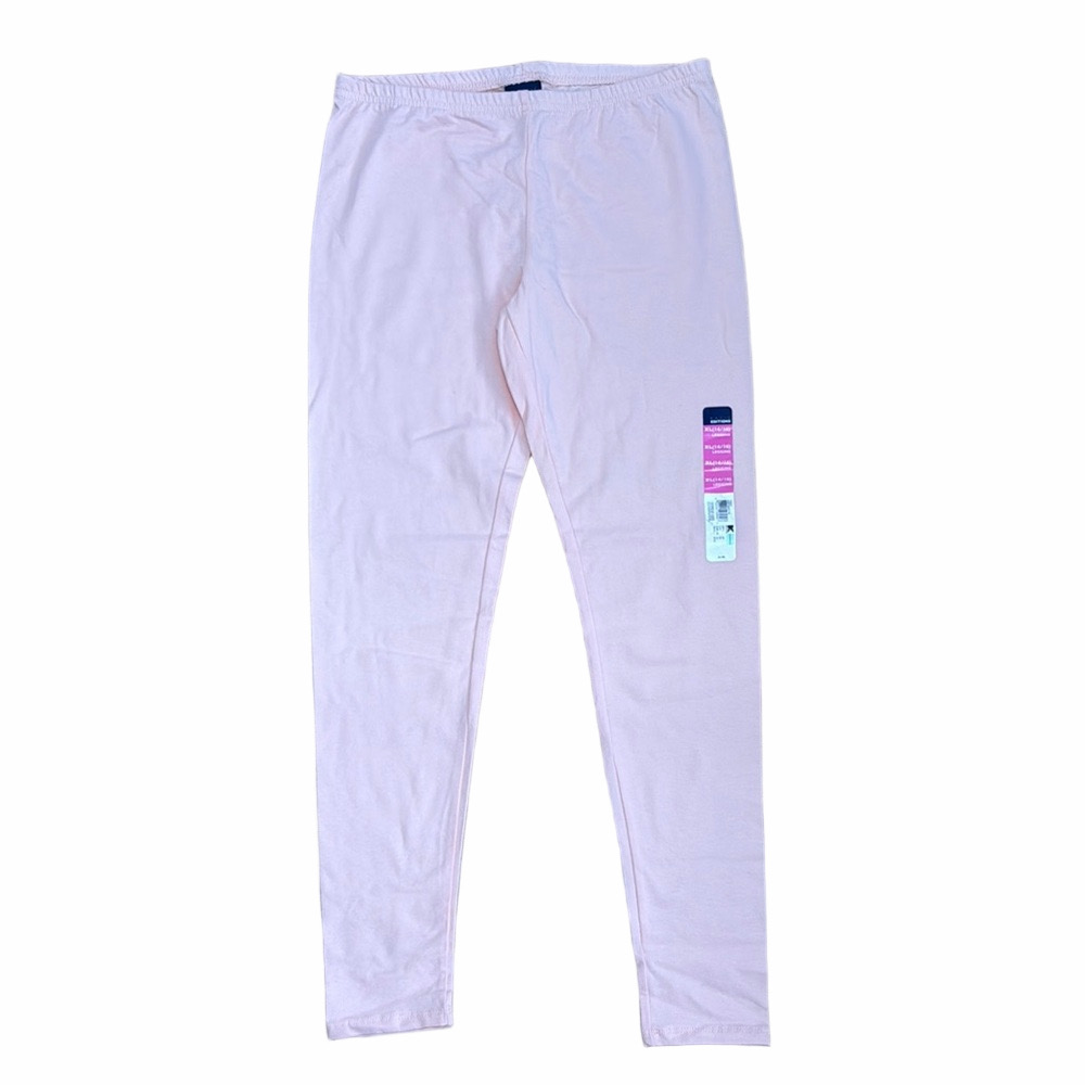 Basic Editions Pink Leggings Stretchy Comfort. Cotton Spandex Comfy